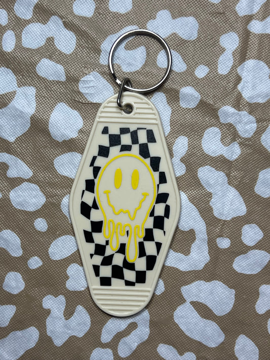 Drip Smiley Keychain