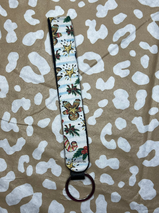 Gingerbread Wristlet Keychain