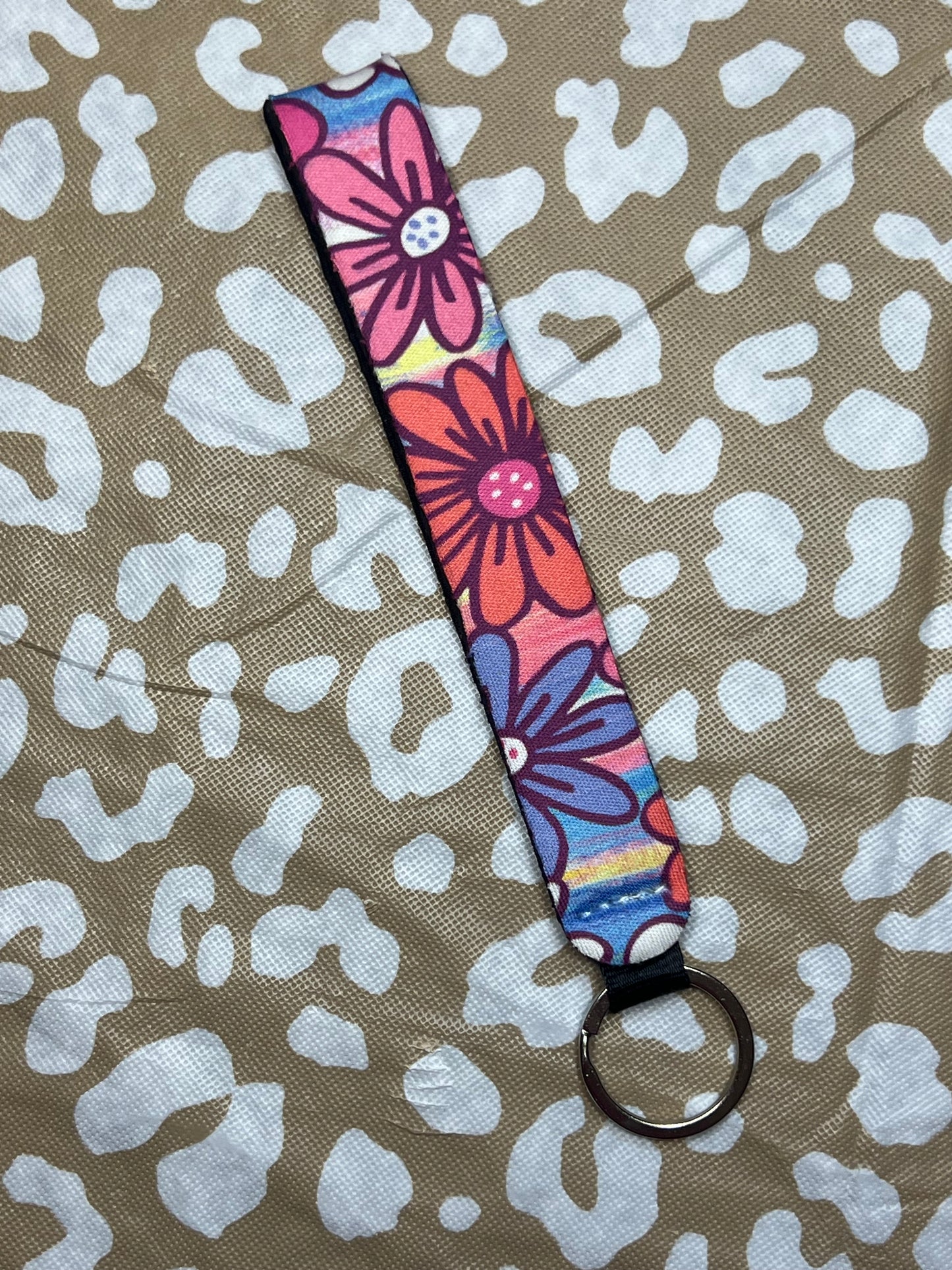 Flower Wristlet Keychain