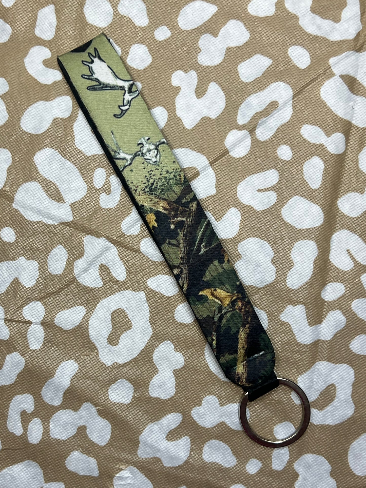 Camo Wristlet Keychain