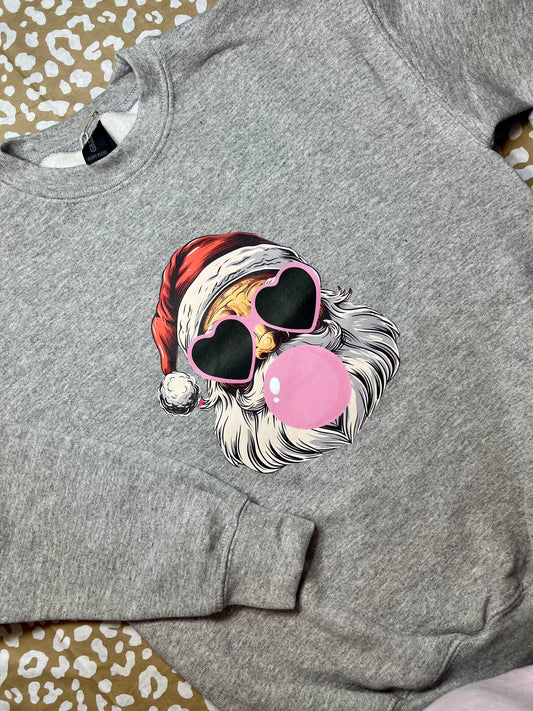 Santa Bubble Youth Crewneck