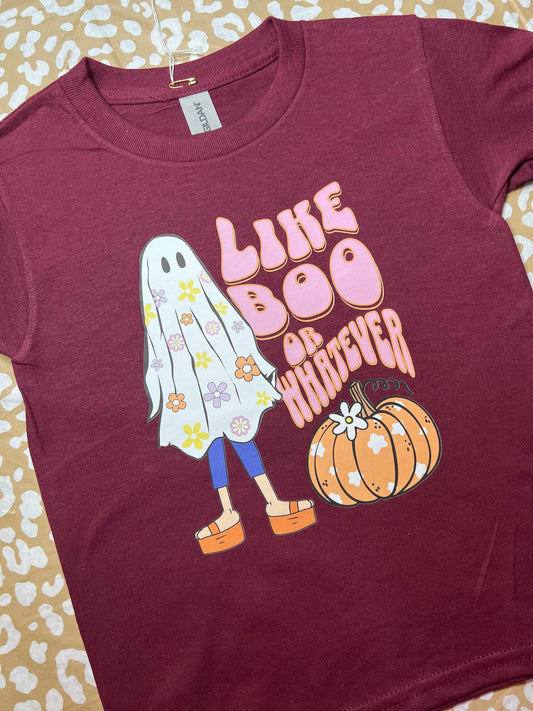 “Like Boo Or Whatever” Youth Gildan T-Shirt