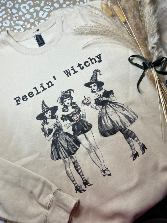 “Feelin’ Witchy” Gildan Crewneck