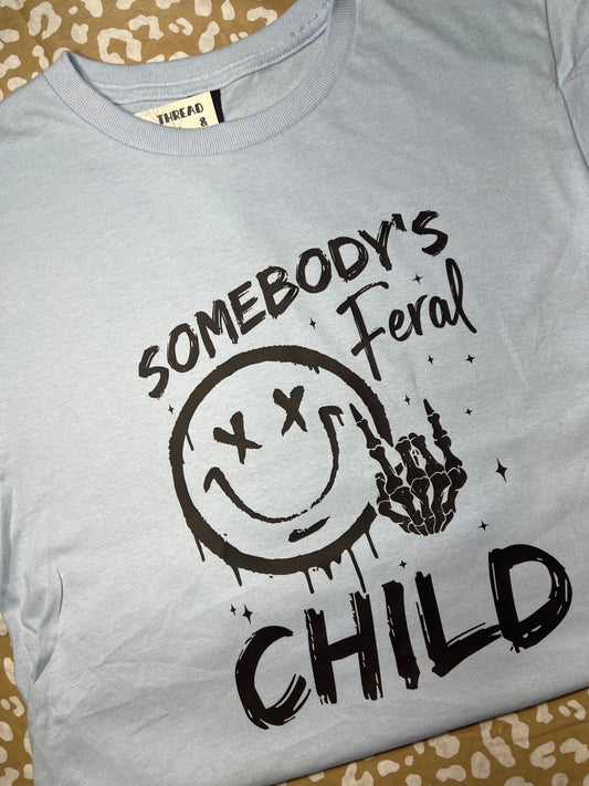 “Somebody’s Feral Child” Youth Gildan T-Shirt