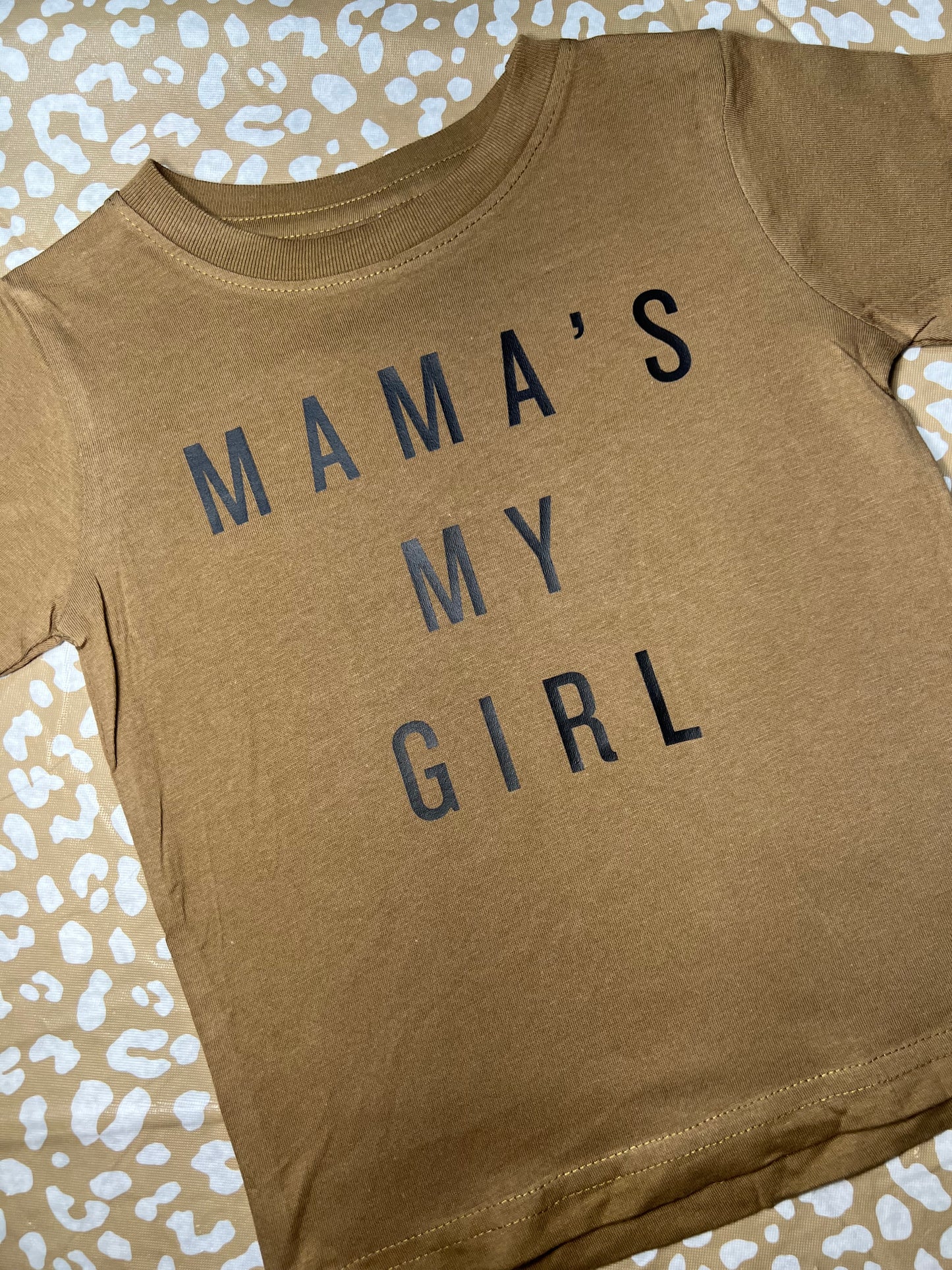 “Mama’s My Girl” Toddler Rabbit Skins T-Shirt