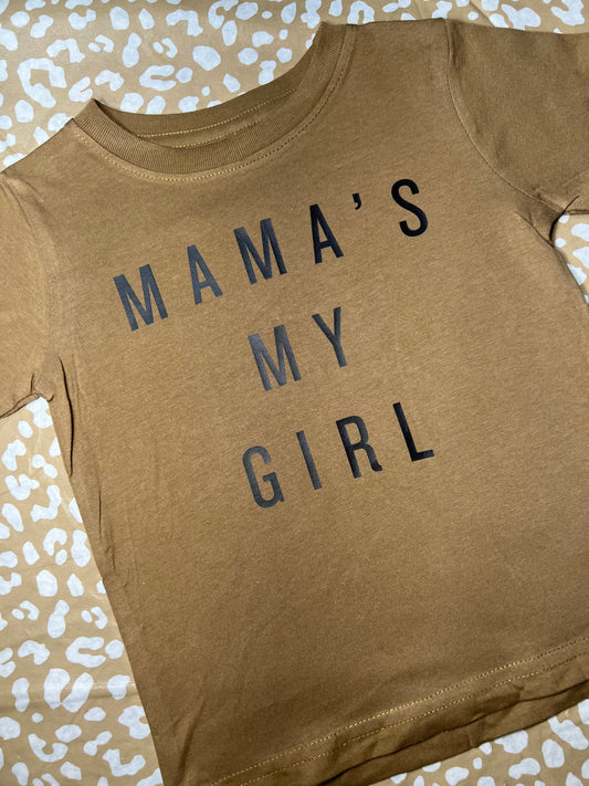 “Mama’s My Girl” Toddler Rabbit Skins T-Shirt