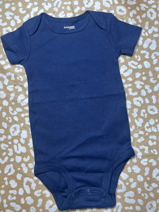 Navy Simple Joys Onesie
