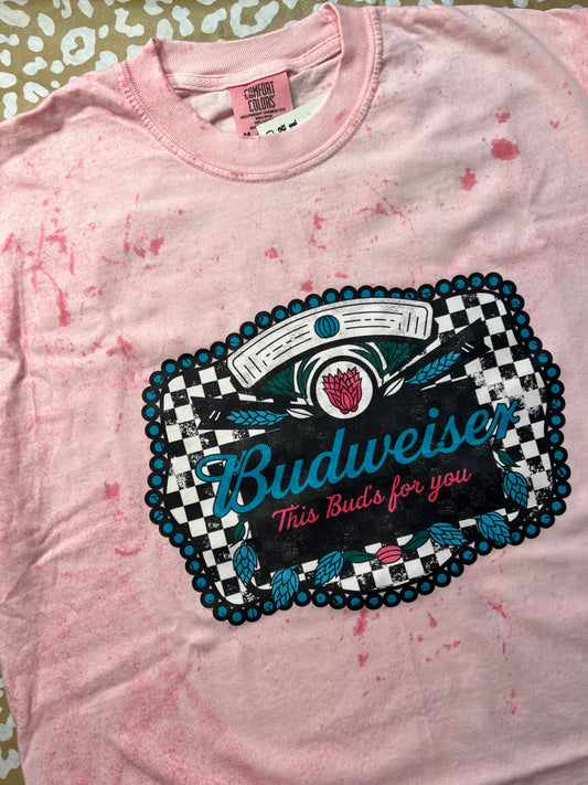Hibiscus Comfort Colors Color Blast Beer T-Shirt