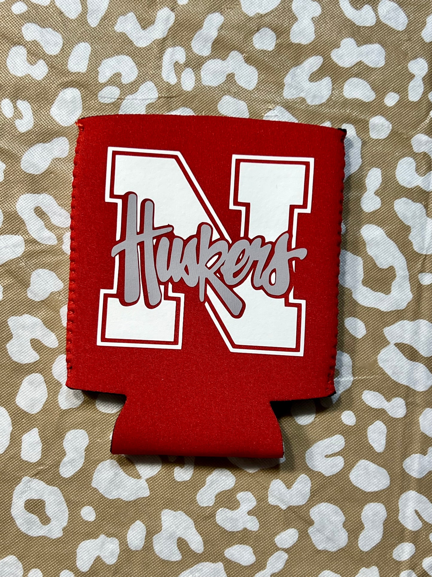 “N” Red Koozie