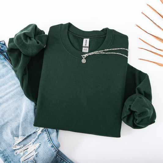 Forest Gildan Crewneck Sweatshirt
