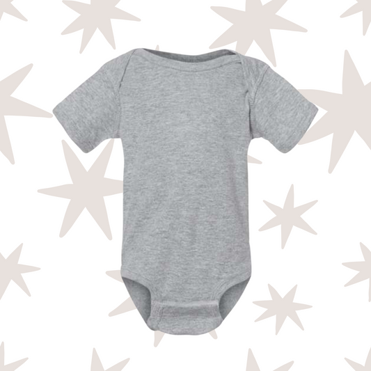 Heather Grey Rabbit Skins Onesie