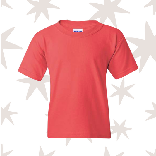 Coral Silk Youth Gildan T-Shirt