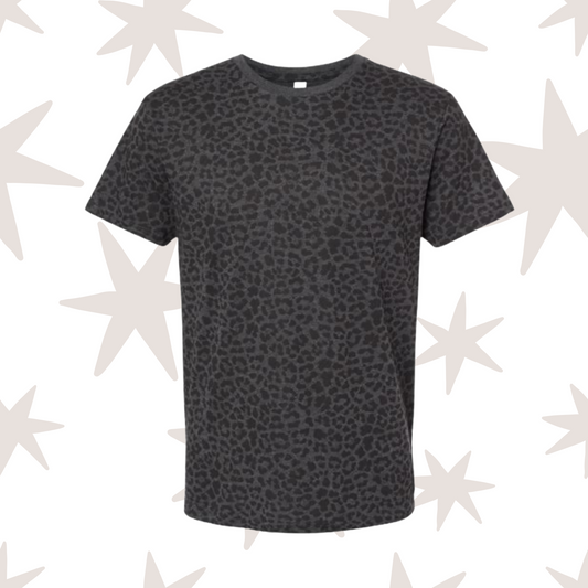 Black Leopard LAT T-Shirt