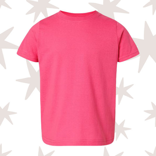 Hot Pink Rabbit Skins Toddler/Infant T-Shirt