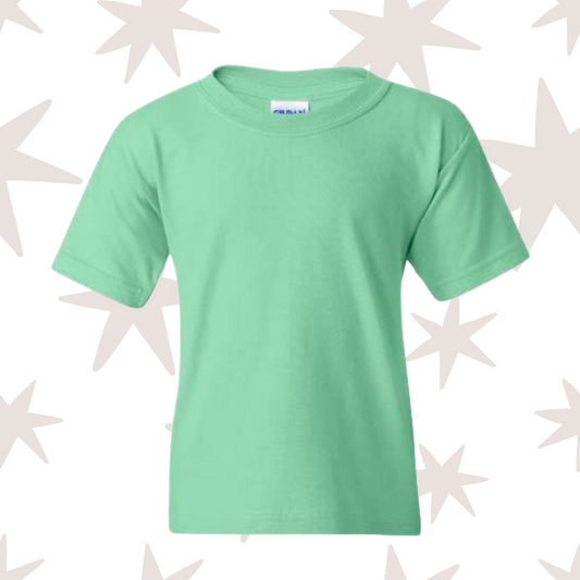 Mint Green Youth Gildan T-Shirt