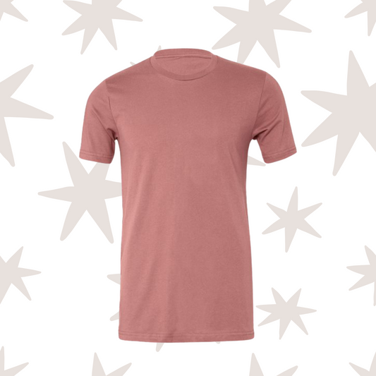 Mauve Bella + Canvas T-Shirt
