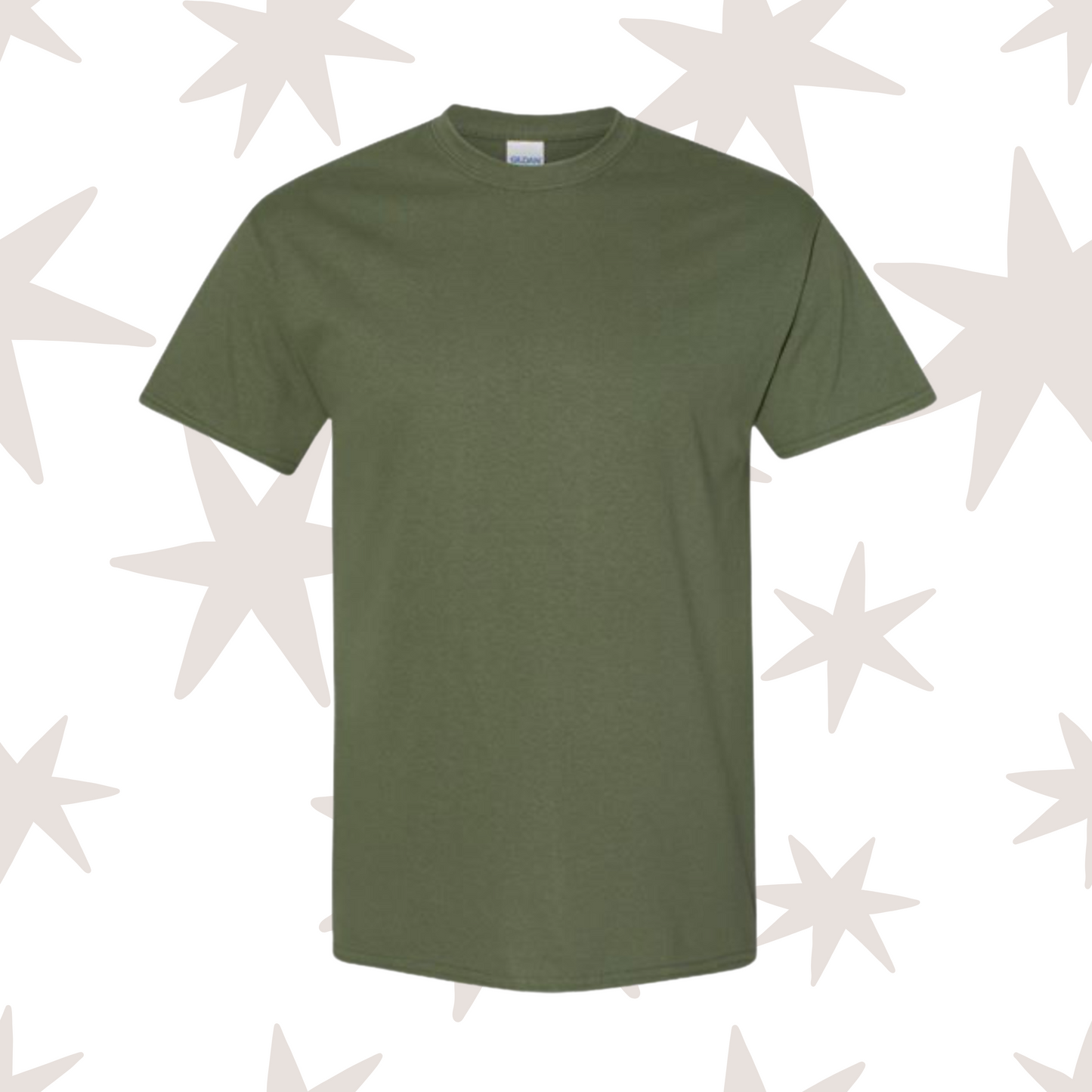 Military Green Youth Gildan T-Shirt