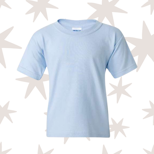 Light Blue Youth Gildan T-Shirt