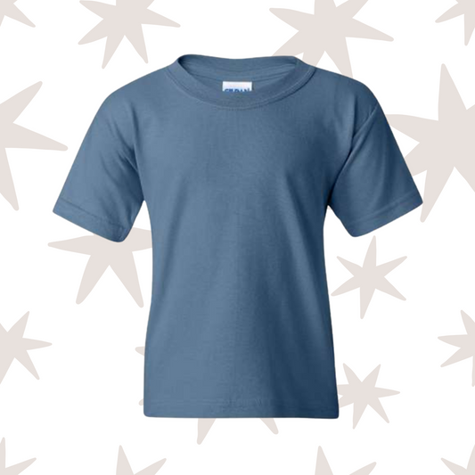 Indigo Blue Youth Gildan T-Shirt
