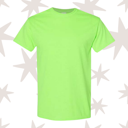 Neon Green Gildan T-Shirt