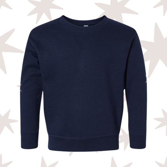 Navy Toddler Rabbit Skins Crewneck Sweatshirt