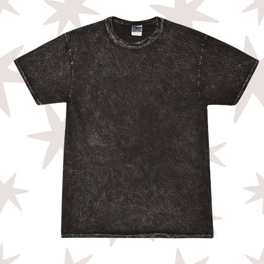 Black Mineral Wash Colortone T-Shirt