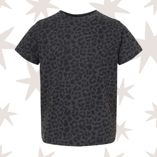 Black Leopard Rabbit Skins Toddler/Infant T-Shirt