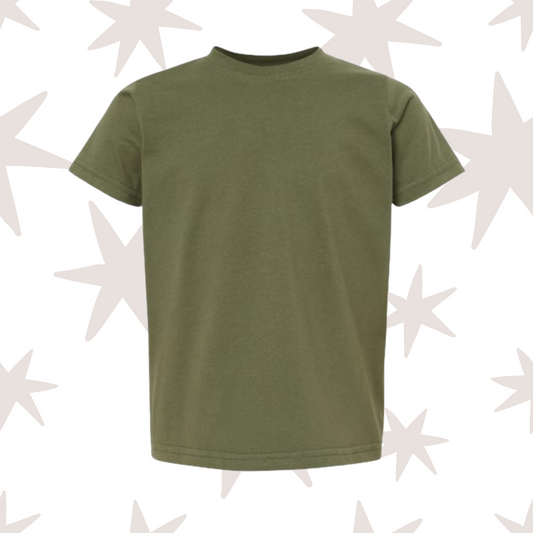 Military Green Rabbit Skins Toddler T-Shirt