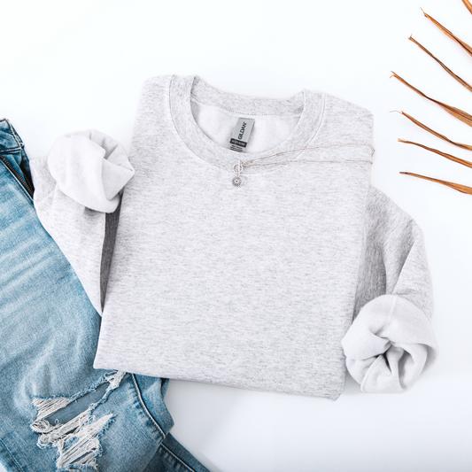 Ash Gildan Crewneck Sweatshirt
