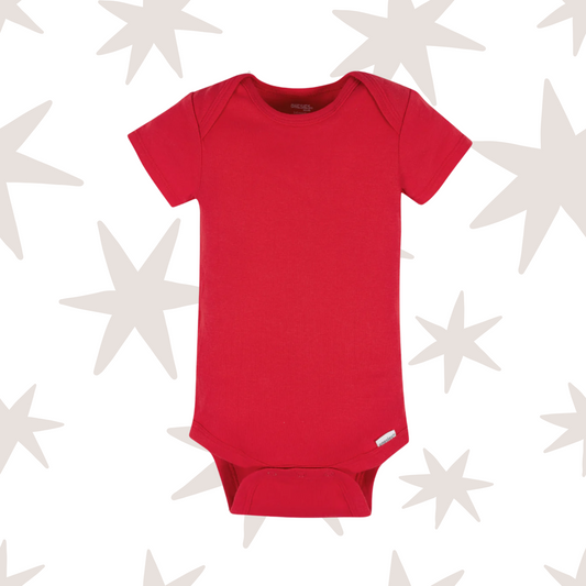 Red Gerber Onesie