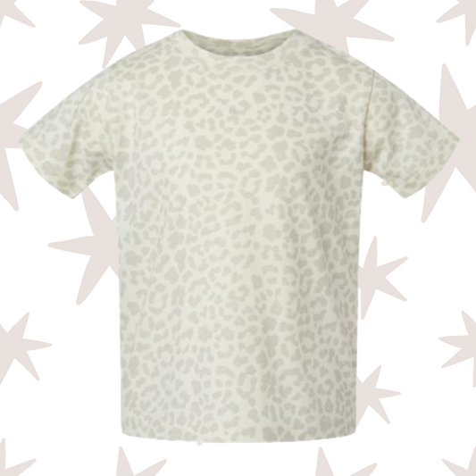 Natural Leopard Rabbit Skins Toddler T-Shirt