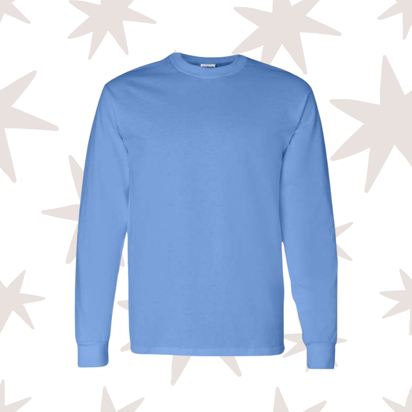 Carolina Blue Long Sleeve Gildan T-Shirt