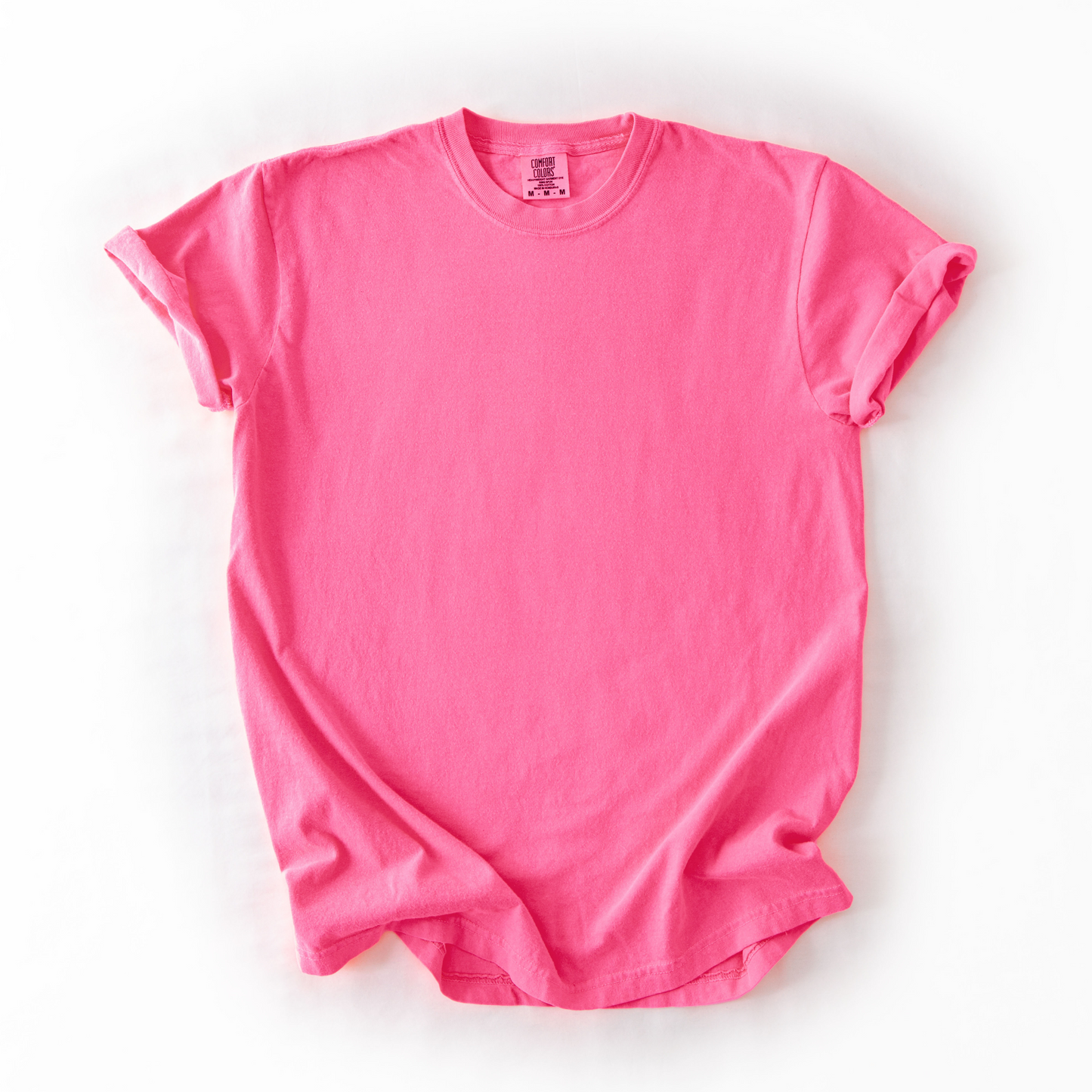 Neon Pink Comfort colors T-Shirt