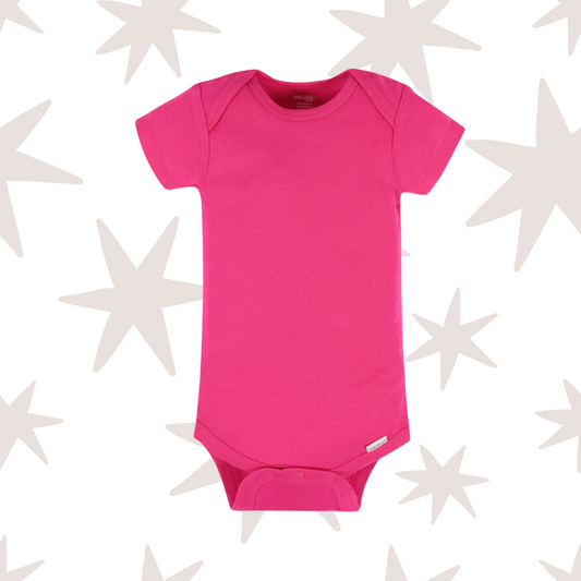 Hot Pink Gerber Onesie